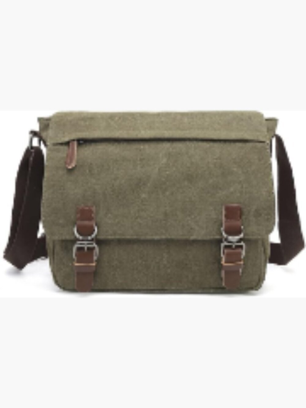 Vintage Canvas Messenger Bag Large Travel Crossbody Laptop Bag